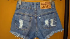 short jeans com glitter Ref: 022154 na internet