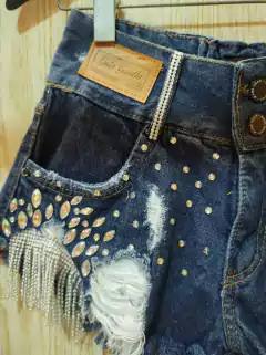 Short Franja Prata Ref;22331 - comprar online