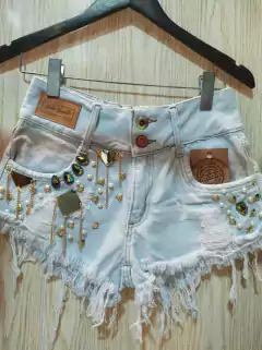 Short Espelhinho Dourado Rerf; 22334