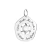 Mandala BeDoBeDo Ho'Oponopono com Cristal de Rocha em Ouro Branco 18K - com Gargantilha em Ouro Branco 18K - comprar online