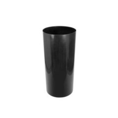 CESTO PLASTICO DE LIXO 50LTS S/ TAMPA PRETO - JSN