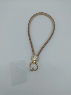 correa Corta Straps para la Mano cordon trenzado diamante Dorada - comprar online