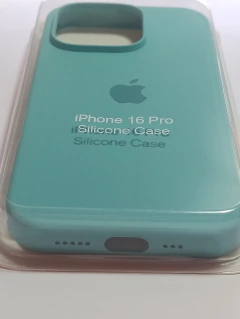 iPhone 16 Pro Funda silicone case Turquesa - comprar online