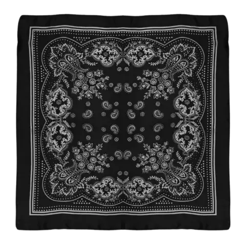 Lenço Paisley Preto - comprar online