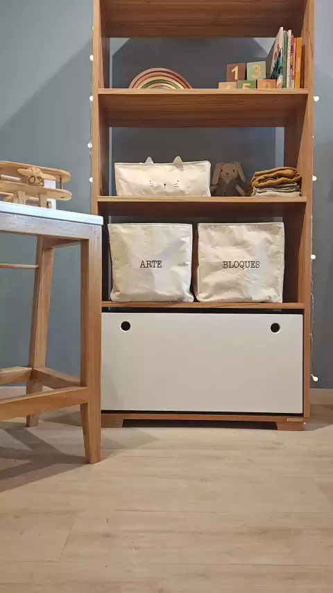 Contenedor de tela Palabras