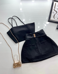 Conjunto short saia fivela - comprar online