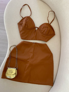 Imagem do Conjunto couro - telha