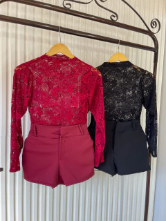 Bory renda + short - loja online