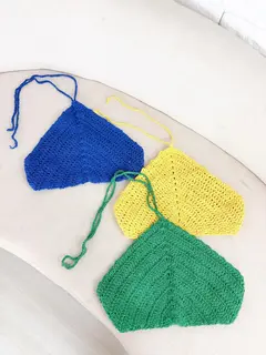 Croped crochê liso