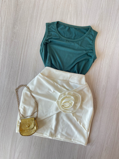 Blusa regata - verde militar