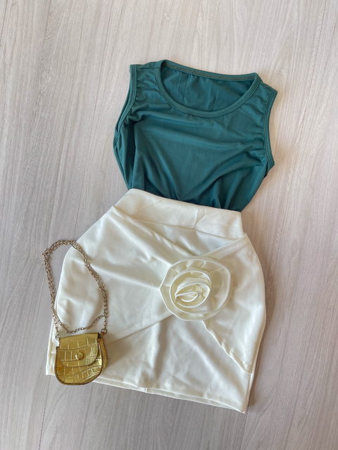 Blusa regata - verde militar
