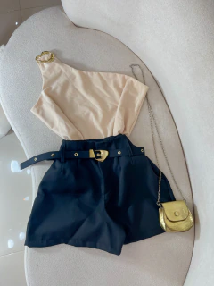Blusa básica - bege