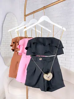 Conjunto Croped babadinho - comprar online