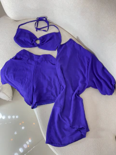 Trio kimono - roxo escuro na internet