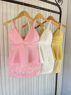 Conjunto saia renda - loja online