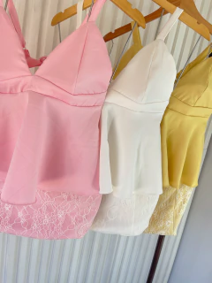 Conjunto saia renda
