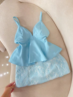 Conjunto saia renda