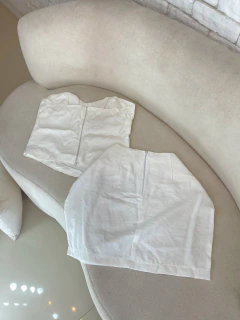 Conjunto linho saia - loja online