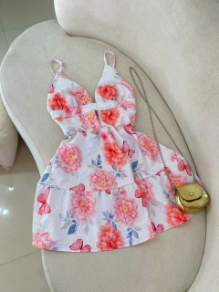 Vestido boneca estampado na internet