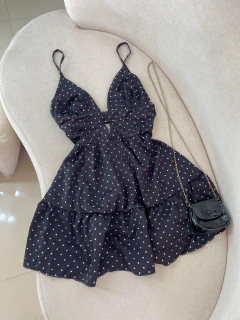 Vestido boneca poa - Bela Flor