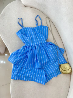 Imagem do Conjunto peplum listras