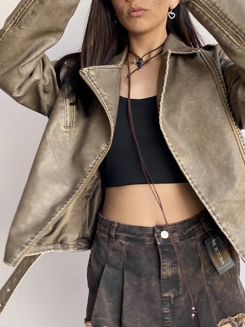 campe eco cuero batik Brown