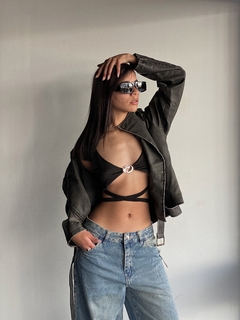 campe eco cuero batik gris