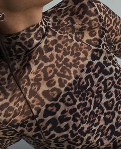 vestido print microtul - comprar online