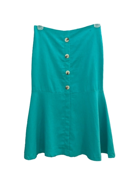 Saia Linho Verde P