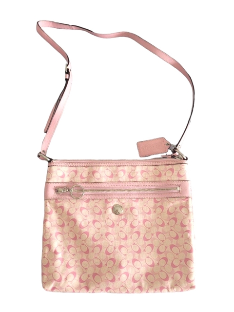 Bolsa Coach Monograma Rosa