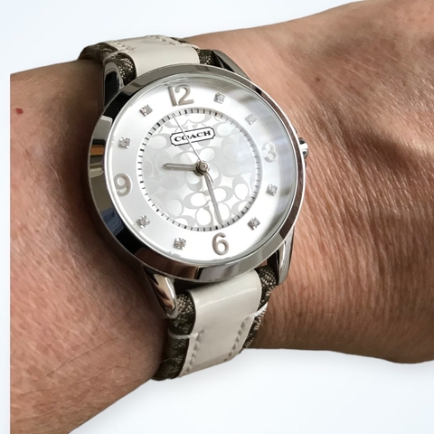 Relógio Coach Prateado