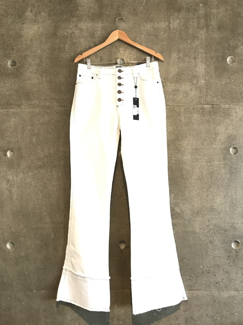 Dudalina Calça Flare Offwhite  44