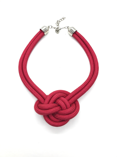 Colar Corda Náutica - Vermelho