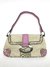 Bolsa de Ombro Dourada e Rosa