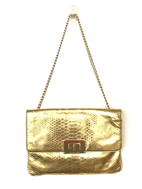 Michael Kors - Bolsa Couro Dourada