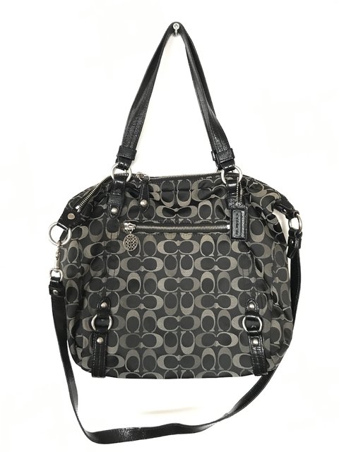 Bolsa Coach - Preta/Cinza