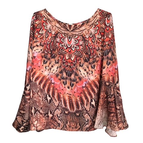 Blusa Caos 42 Estampada