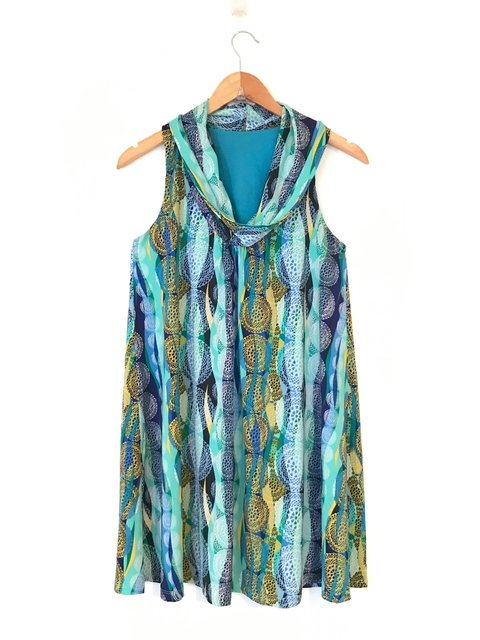 Vestido Estampado Tam P