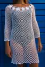 Vestido Aila Branco Crochet