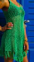 Green Dress Crochet - buy online