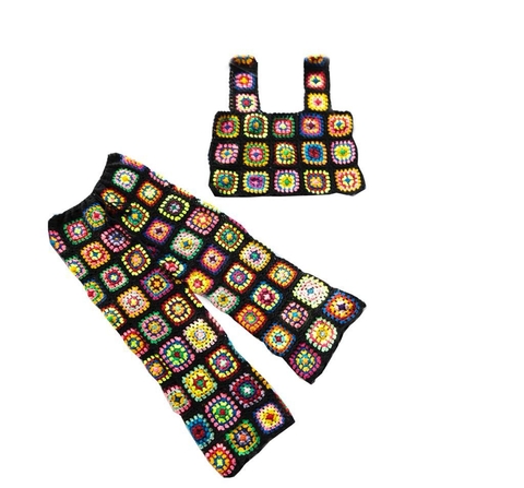 Conjunto Juilma Crochê