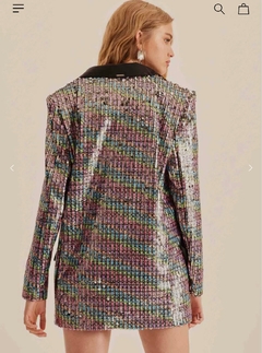 Vestido De Paetê Oversized Lança Perfume na internet