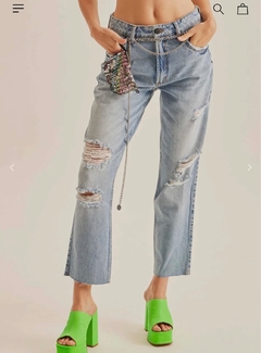 Calça Jeans Reta High Lança Perfume - comprar online