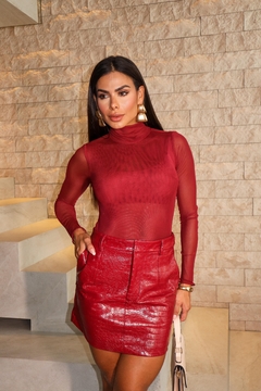 Saia Croco Leandra