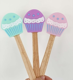Espatula Cupcake Madera
