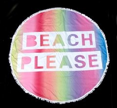 Lona & Toalla Playera Circular BEACH PLEASE - comprar online