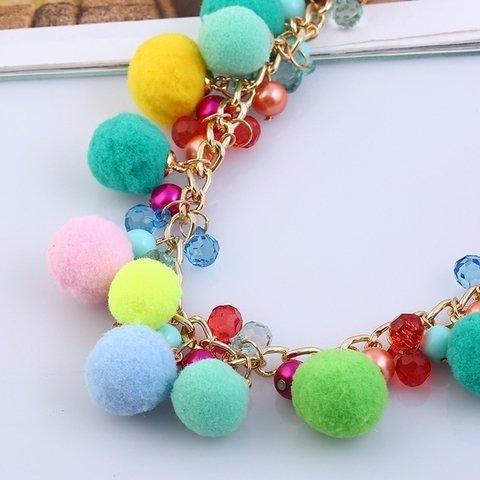 Colar Pompom