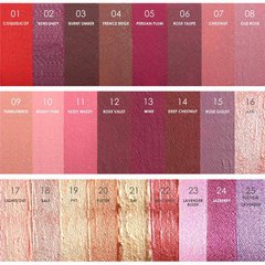 Batom Líquido Mineral Longa Duração à Prova D'água - 25 cores Matte e Metálica - Fashion Beauty Store