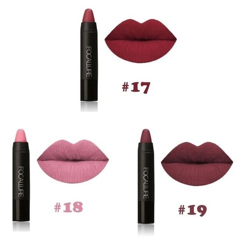 Batom Ultra Matte à Prova D'água - 19 cores