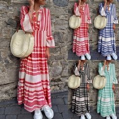 Vestido Boho Longo - 5 Cores na internet